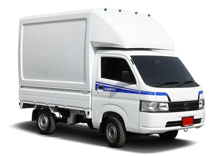 Fiberglass Hardtop — Cargo 2000 | Half Door | Suzuki Carry